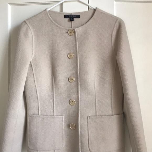 Lafayette 148 New York Jackets & Blazers - Ivory color jacket by Lafayette 148